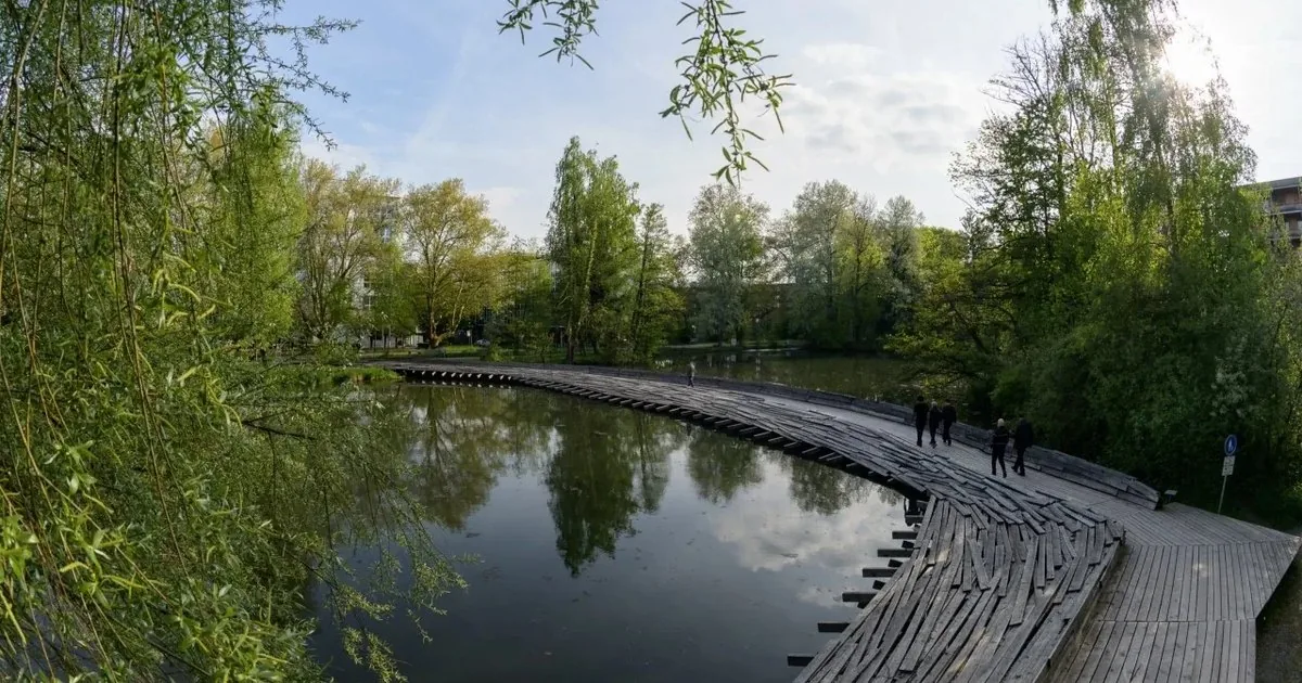 Die Kawamata-Brücke in Uster, Titelbild der Case Study Stadt Uster
